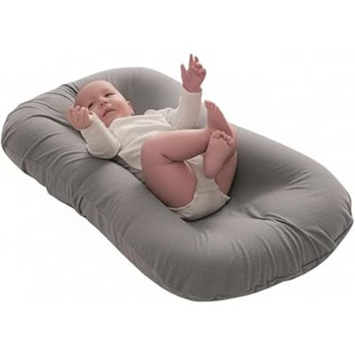 Baby Lounger- Newborn Baby Lounger (No Padding in the Middle Part) (Grey)