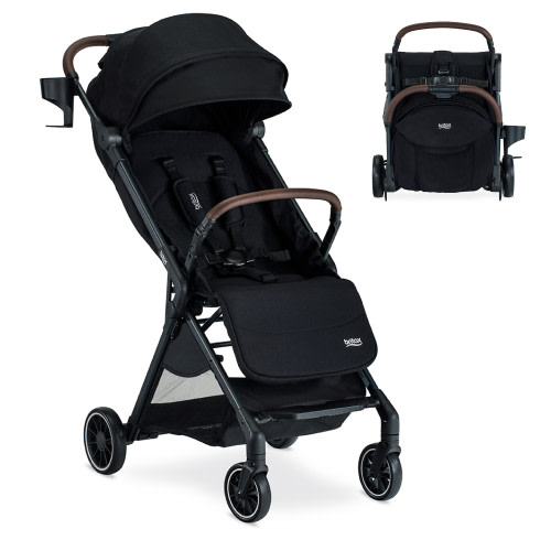Juniper™ Compact Stroller with Cup Holder ( Raven Black )