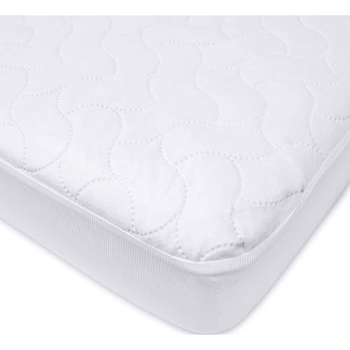 American Baby Company Waterproof Fitted Crib Mattress Protector 52" x 28" | Quilted, Noiseless, Soft & Breathable Crib & Toddler Mattress Pad Cover
