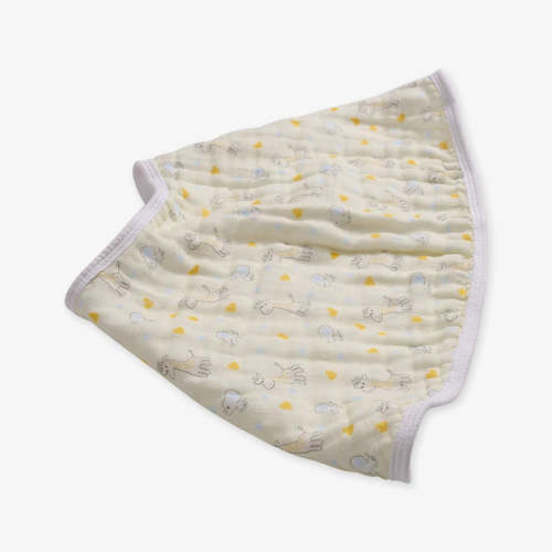 Muslin Burpy Bib - Giraffe Friends