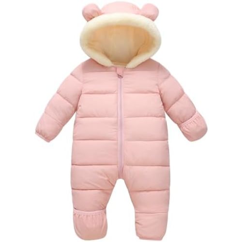 Newborn Baby Snowsuit Infant Boy Clothes Toddler Girl Snow Suits