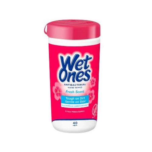 Wet Ones Antibacterial Hand Wipes Canister - Fresh Scent - 40ct