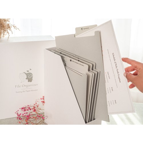 Personalized Baby File Organizer, Luxury Baby Shower Gift, Baby Gift Set, 1st Birthday Gift, Baby Gift, Newborn Baby Gift