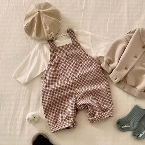 Baby SP26 Kangaroo Pocket Overalls (3-18m)- 4 Colors | AT NOON STORE