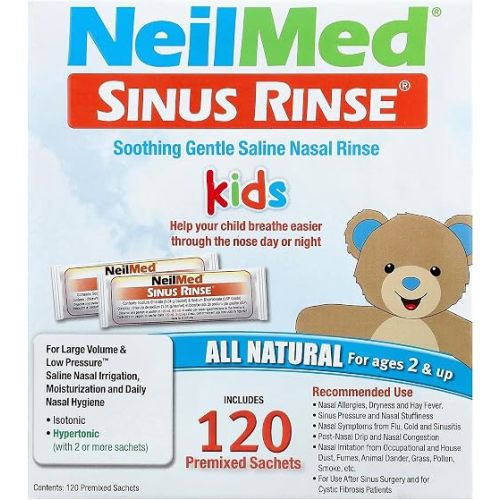 Neil Med Sinus Rinse Pediatric Packets, Premixed 120/box