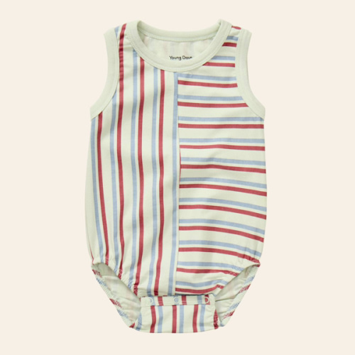 Stripe Mix Tank Onesie – Young Days