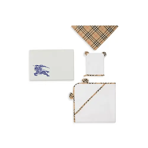 Burberry Bear Ears Hooded Towel and Wash Mitt