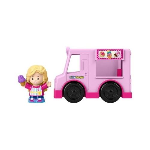 Fisher-Price Little People Barbie Ice Cream Truck Toy Vehicle