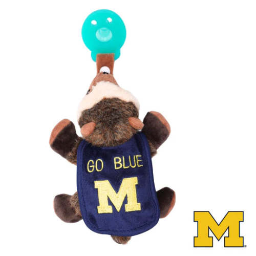 Michigan "Wolverine" Plush Pacifier
