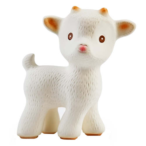 CaaOcho Baby Natural Rubber Teether - Sola the Goat