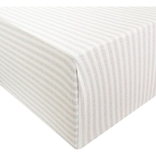 Copper Pearl Premium Knit Crib Sheets for Boys and Girls: Breathable, Soft, Fitted for Standard Mattresses, Baby Registry or Shower Gift, Coastal