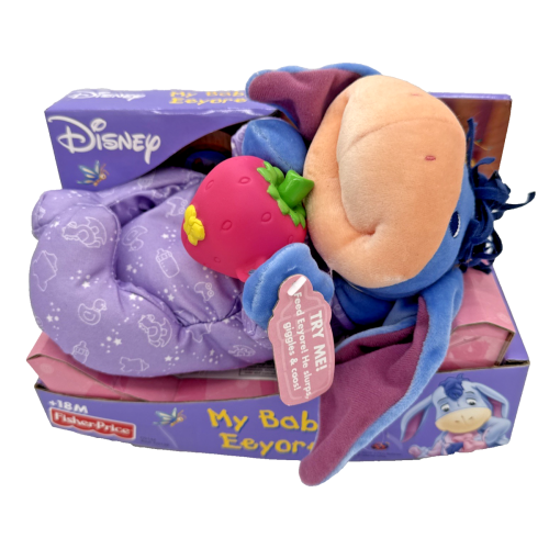 Disney / Fisher-Price “My Baby Eeyore” Plush Toy – New in Box