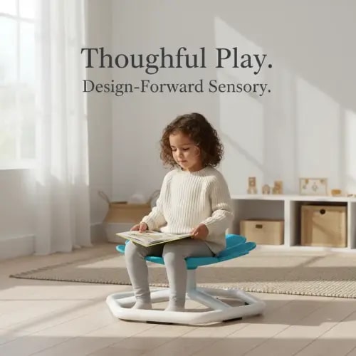 Spinning Chair for Kids, Flower-Shaped Sensory Spinning Chai - TikTok Shop