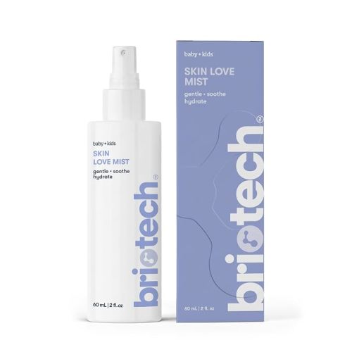 Briotech Baby Skin Love Spray | Gentle Hypochlorous Acid Mist for Soothing, Calming & Cleansing Delicate Skin | Pediatrician-Approved, Added Fragrance-Free | 4 oz