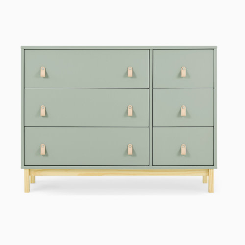 Delta Children babyGap Legacy 6 Drawer Dresser - Sage Green/Natural