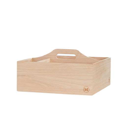 Paulownia Wood Caddy - Medium | Honest