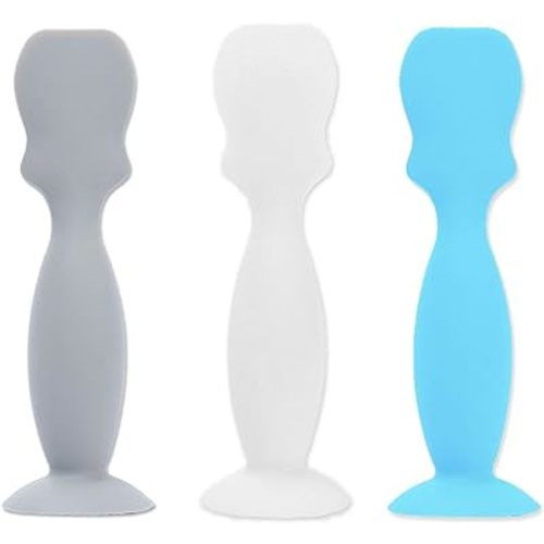 Baby Diaper Cream Spatula, 3 Pack Baby Diaper Brush Baby Cream Applicator, Silicone Diaper Cream Spatulas Brush for Newborn Baby