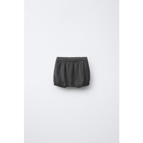 Zara: BLOOMER COTTON GAUZE - Steel, 6-12M