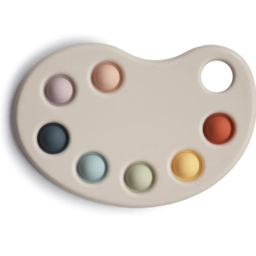 mushie Paint Palette Press Toy