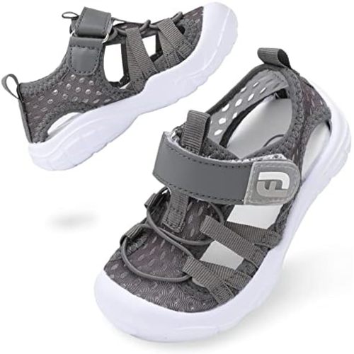 JOINFREE Toddler Boys Girls Water Shoes Breathable Qucik Dry Sport Beach Sandals Lightweight Barefoot Flexible