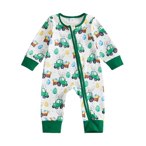 Ledy Champswiin Newborn Baby Boy Girl Romper Cute 3 6 12 18 Months Infant Fall Clothes Diagonal Zip-up Jumpsuit Outfit