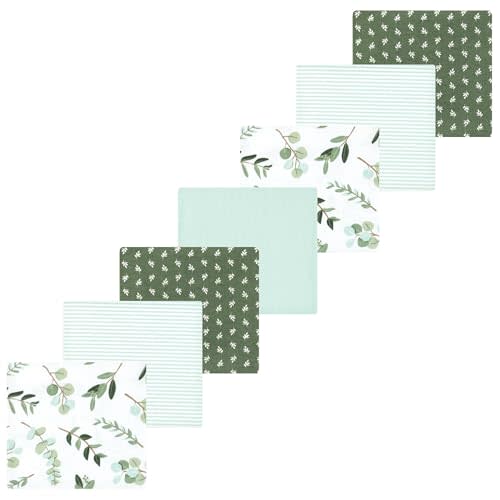 Luvable Friends Little Treasure Flannel Receiving Blankets 7pk