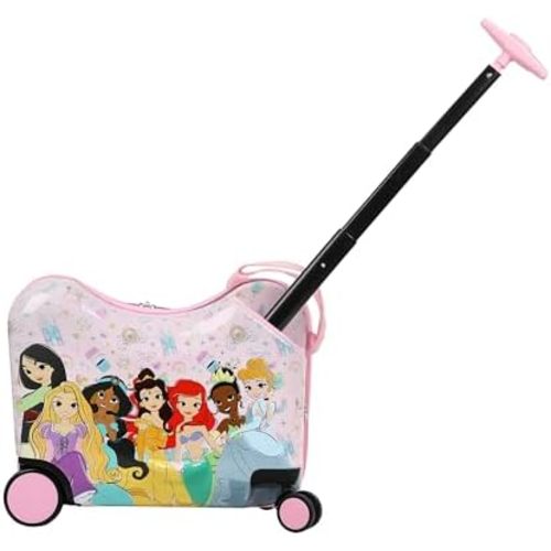 Bioworld Disney Princesses Ride-On 18" Suitcase For Kids & Toddlers