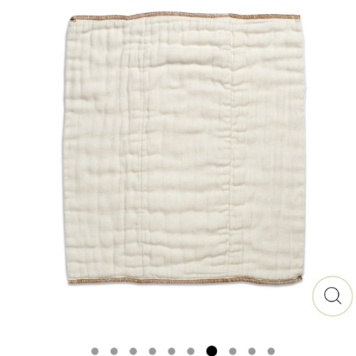LARGE Cloth-eez Prefold Diapers - Organic Natural Unbleached