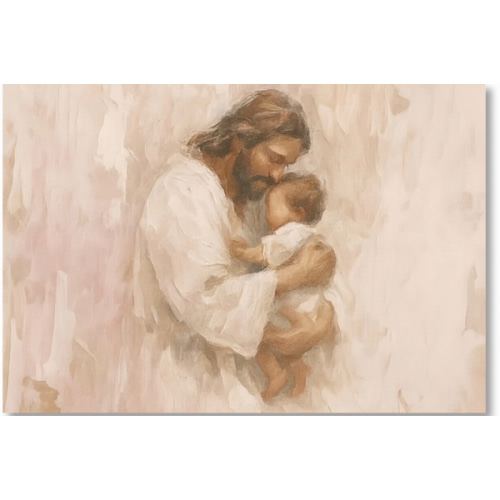 Safe in His Arms, Girl - Print – Light Your Home