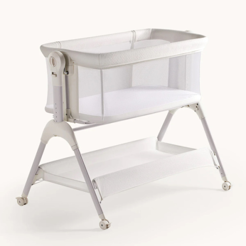 HARPPA Cuddly Sway | 3-in-1 Rocking Baby Bassinet & Bedside Sleeper with Anti-Reflux Mattress for Newborns | Attaches to Bed, Adjustable Height, Tool-Free Setup, Portable Wheels, CPSC Certified, Gentle Rocking Motion | Ideal for Infants, Safe Co-Sleeping