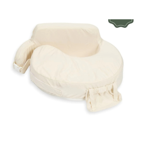 Super Deluxe Oat Nursing Pillow with 100% Organic Cotton Cover