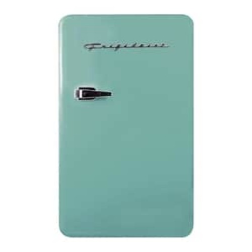 3.2cu. ft. Retro Mini Refrigerator in Mint Green with Freezer