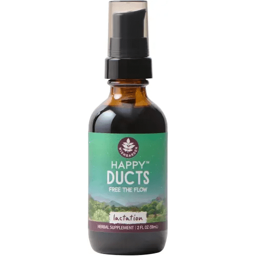 WishGarden Herbs Happy Ducts Lactation Support - Clogged Milk Duct Relief Supplement, Herbal Breastfeeding Support Supplement Tincture for Breast Engorgement Relief and Clogged Milk Ducts, 2oz