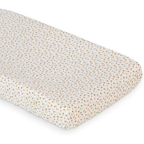 Lulujo Muslin Change Pad Cover - Fitted Changing Pad Cover for Boys and Girls -32"x17", 1 Pack (Vintage Floral)