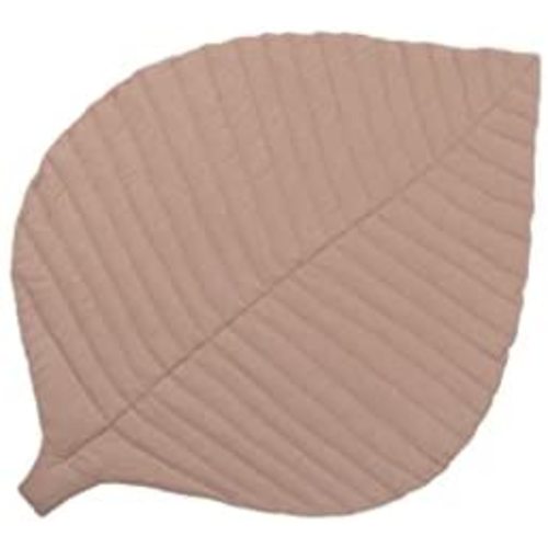 Toddle Kind 100% Organic Cotton 45.7" x 34.3" Multifunctional Leaf Mat, Décor, Office, Bedroom, Non-Toxic, Odorless Baby/Toddlers, for All Ages, Sea Shell (Nude Pink)