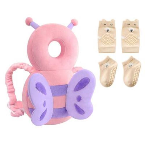 Stamp n Camp - Head Protector Protection Backpack Adjustable(bee) - Butterfly