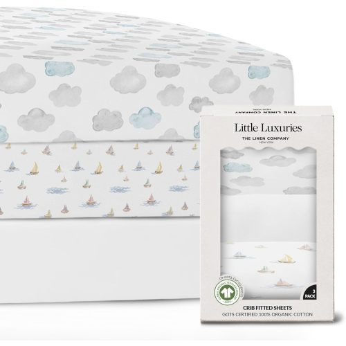 100% Organic Crib Fitted Sheets (3-Pack)