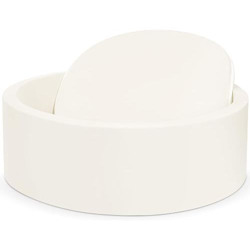 Baby Foam Ball Pit, 35.4"x 11.8" Ball Pits for Toddlers White