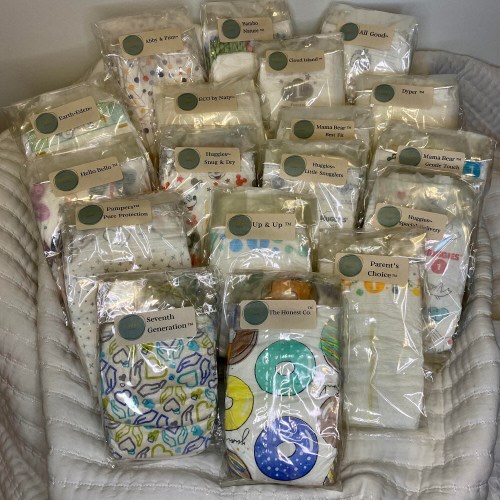 Fragrance Free Diaper Sample Bundle, Size One