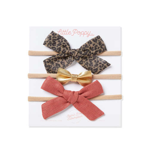 The Amber Headband Bow Set – Little Poppy Co.