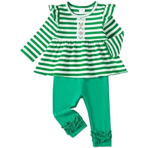 Baby Girl Clothes Toddler Girl Outfits Ruffle Shirt Pants Cute Infant Outfit Set Baby Girl Fall Winter Clothes