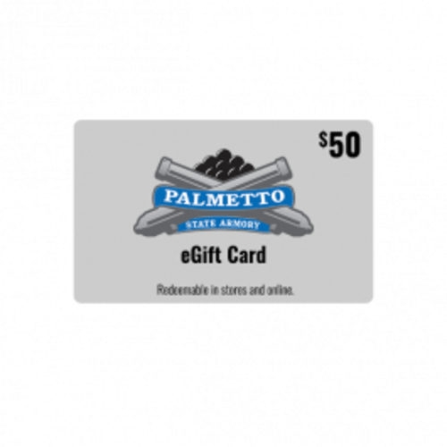 PSA eGift Card - $50 | Palmetto State Armory