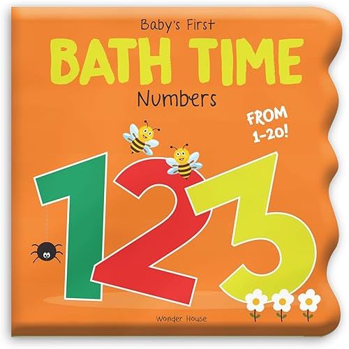 Baby's First Bath Time: 1,2,3 Bath Book Board book – March 30, 2025