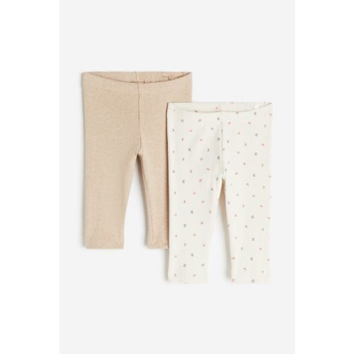 2-pack Ribbed Leggings