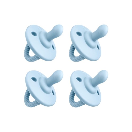 Pacifiers, 4 Pack - Flat,  0 to 18 Months