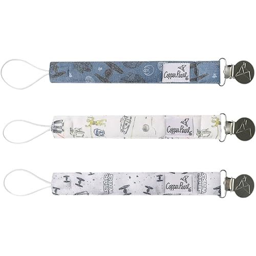 Binky Clip 3 Pack Set "Tatooine™" by Copper Pearl