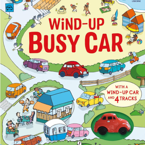 Wind-Up Busy Car: A Toy and Book Gift Featuring a Driving Journey Through Towns and the Countryside
