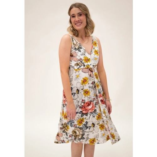 Juliet Labor & Postpartum Gown in Vintage Floral-Limited Time – Lila