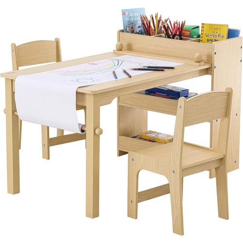 Kids Art Table and Two Chairs