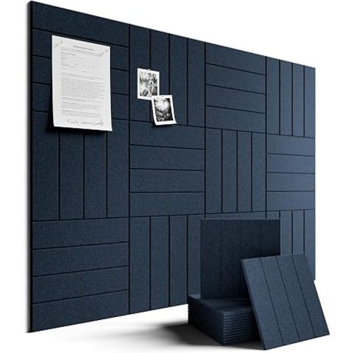 Fluxynara Felt Bulletin Board & Cork Board Alternative, Persian Blue